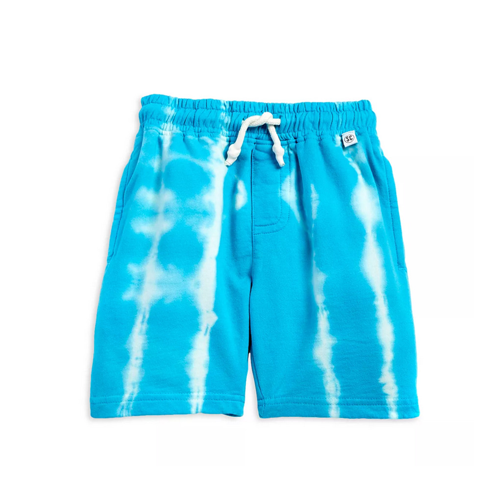 Sovereign Code Little Kid Boys' Ryker Tie Dye Shorts Aqua Size 4 1205